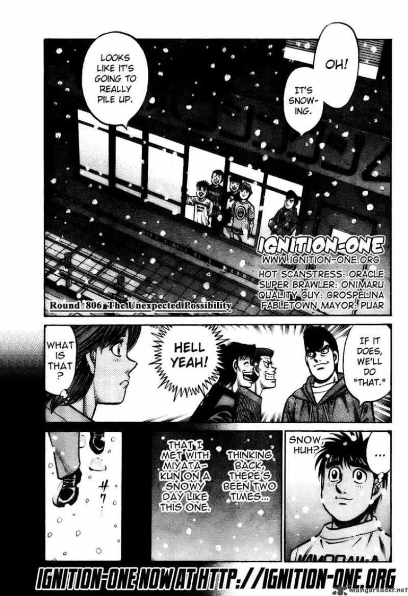 Hajime no Ippo Chapter 806 page 4