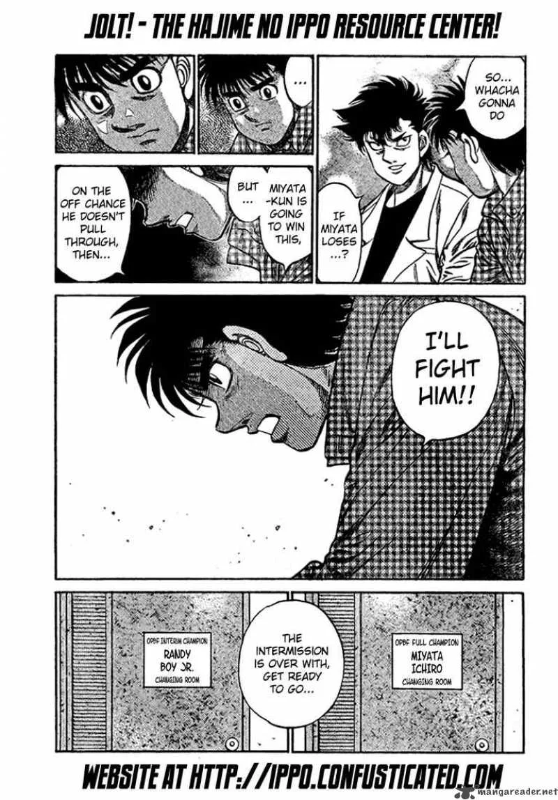 Hajime no Ippo Chapter 819 page 15