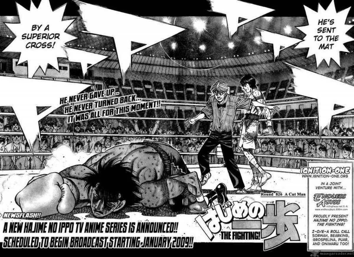 Hajime no Ippo Chapter 826 page 2