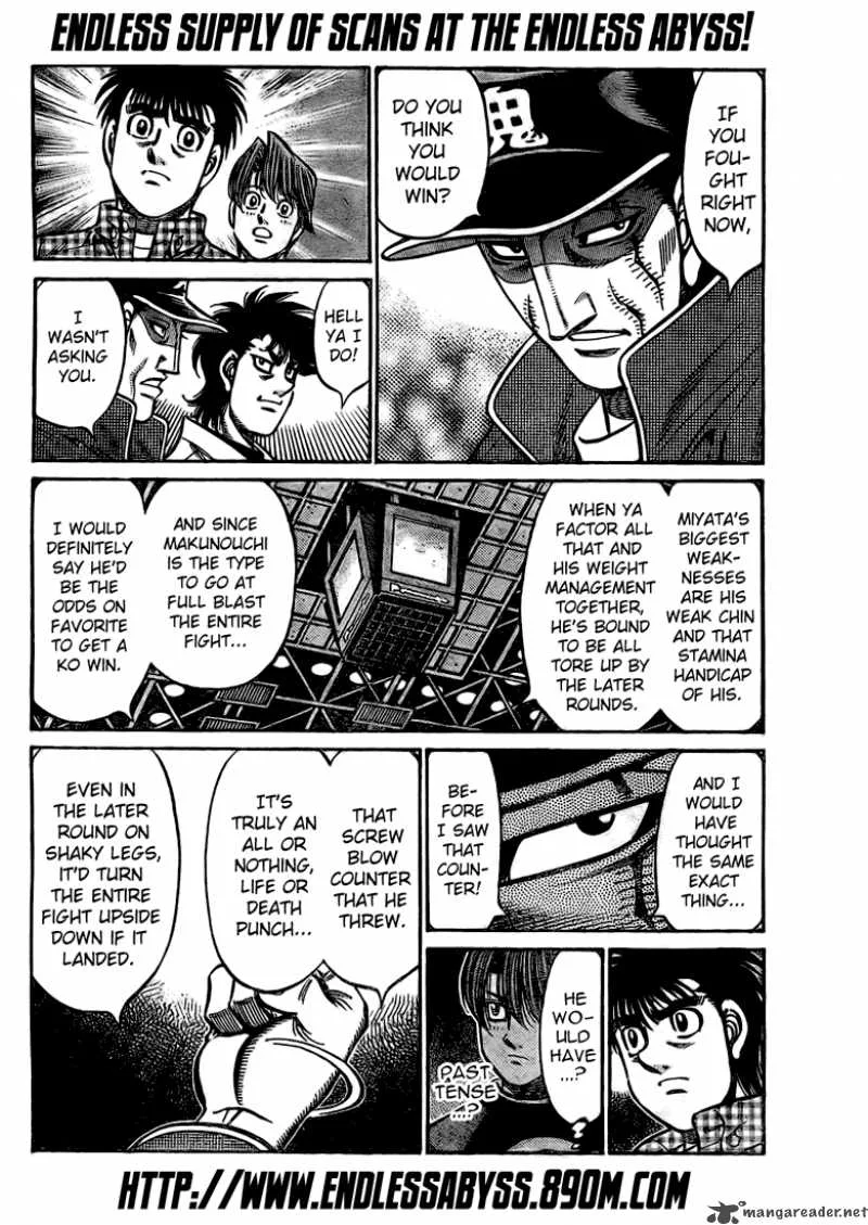 Hajime no Ippo Chapter 847 page 8