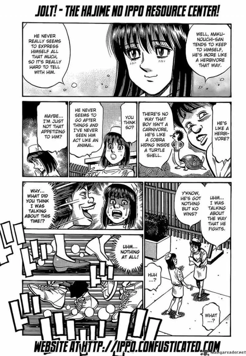 Hajime no Ippo Chapter 860 page 13