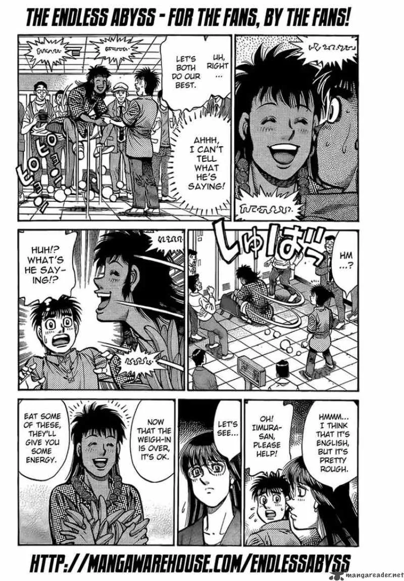 Hajime no Ippo Chapter 863 page 8