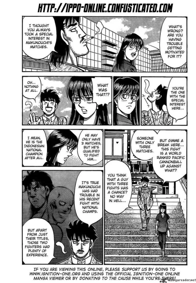 Hajime no Ippo Chapter 863 page 4