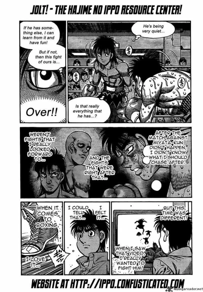 Hajime no Ippo Chapter 883 page 10