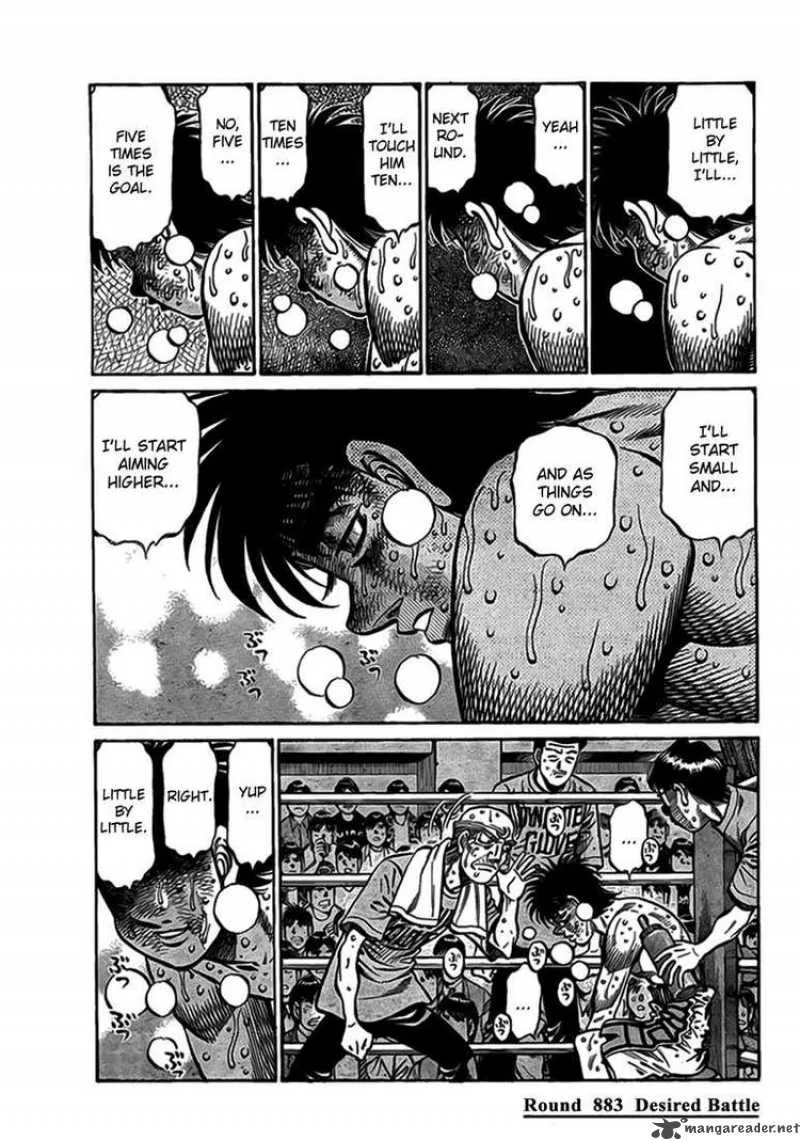 Hajime no Ippo Chapter 883 page 1