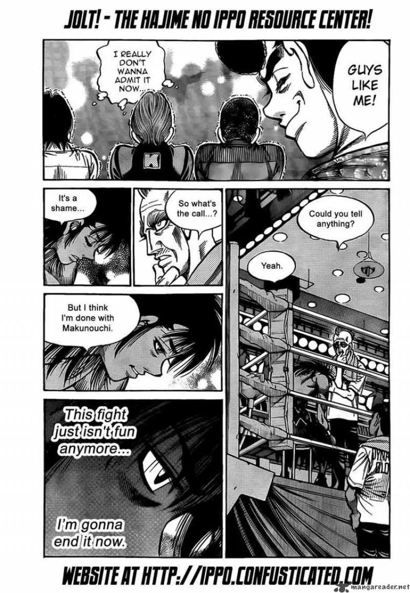 Hajime no Ippo Chapter 885 page 13