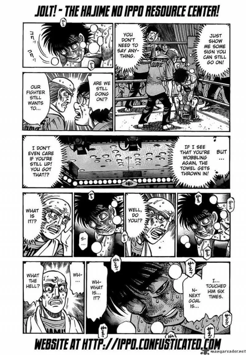 Hajime no Ippo Chapter 887 page 13