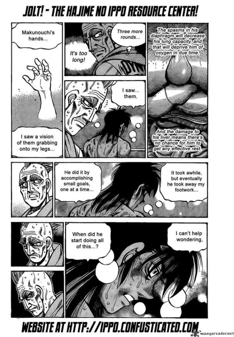 Hajime no Ippo Chapter 891 page 14