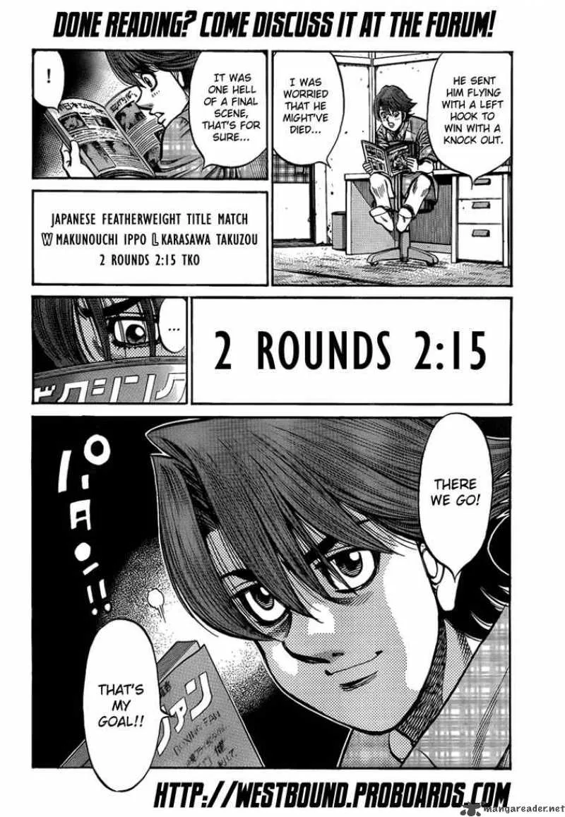 Hajime no Ippo Chapter 898 page 18