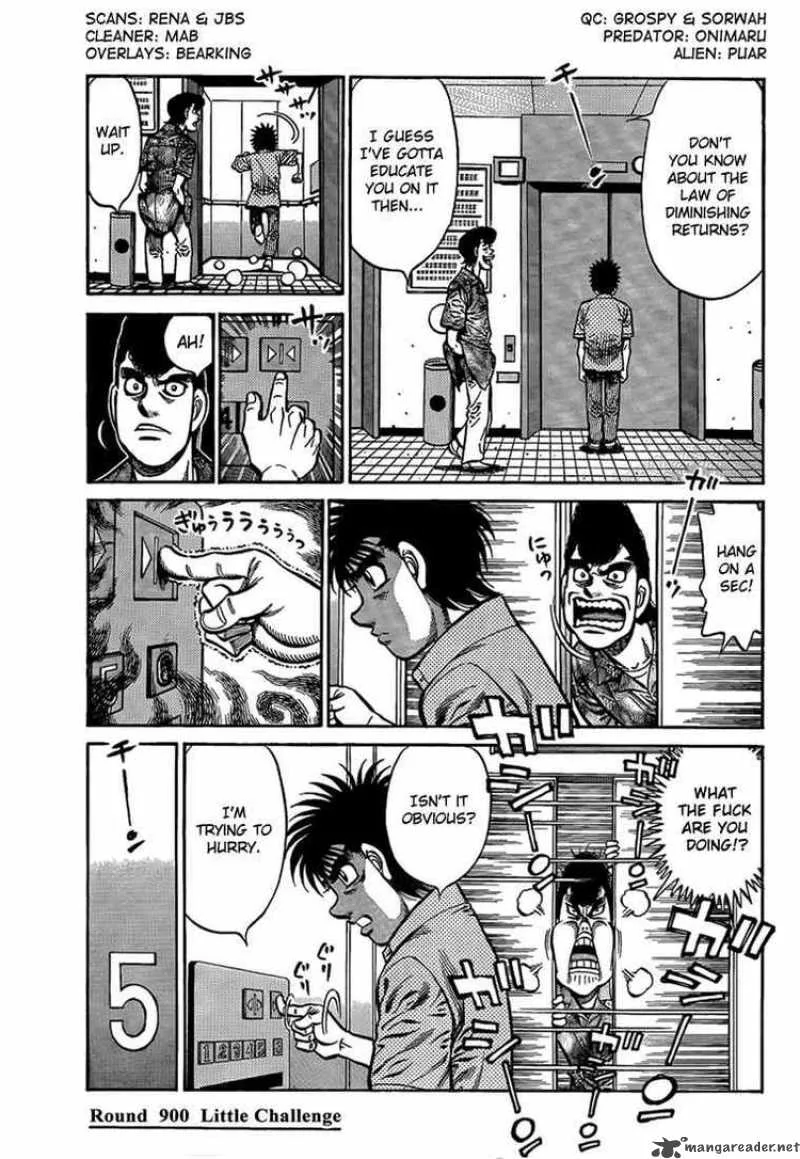 Hajime no Ippo Chapter 900 page 5