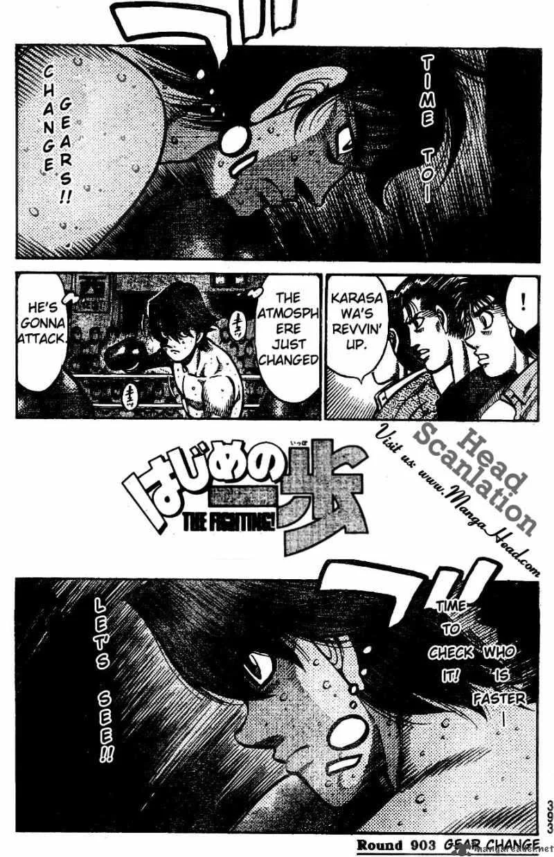 Hajime no Ippo Chapter 903 page 1
