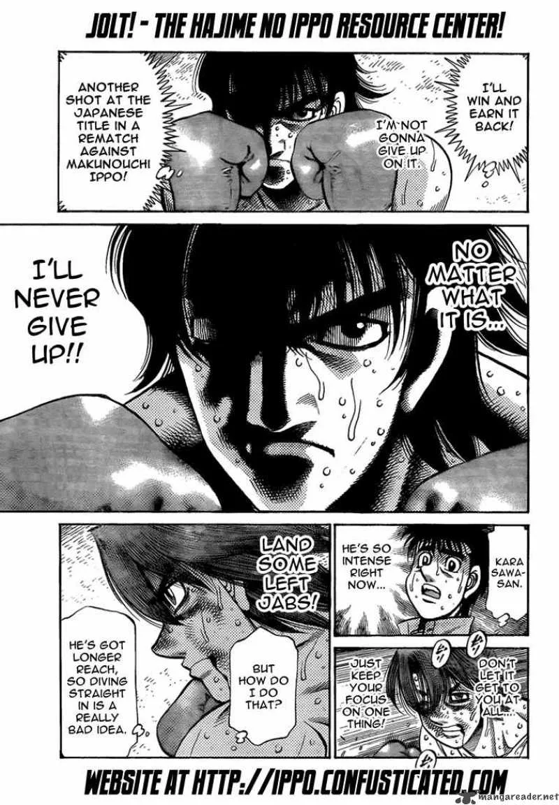 Hajime no Ippo Chapter 907 page 8