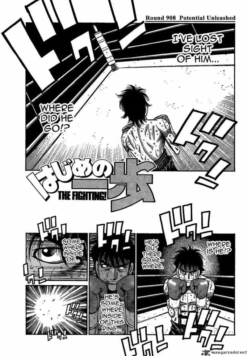 Hajime no Ippo Chapter 908 page 1