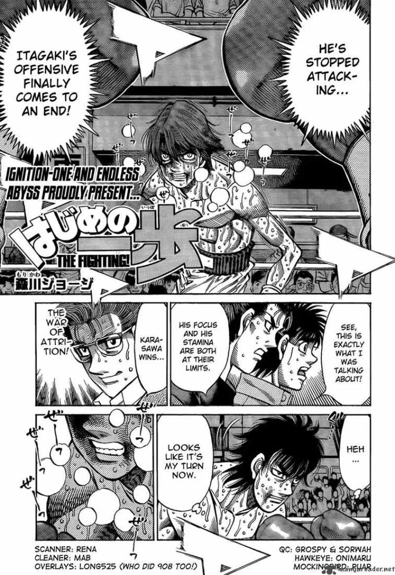 Hajime no Ippo Chapter 910 page 3