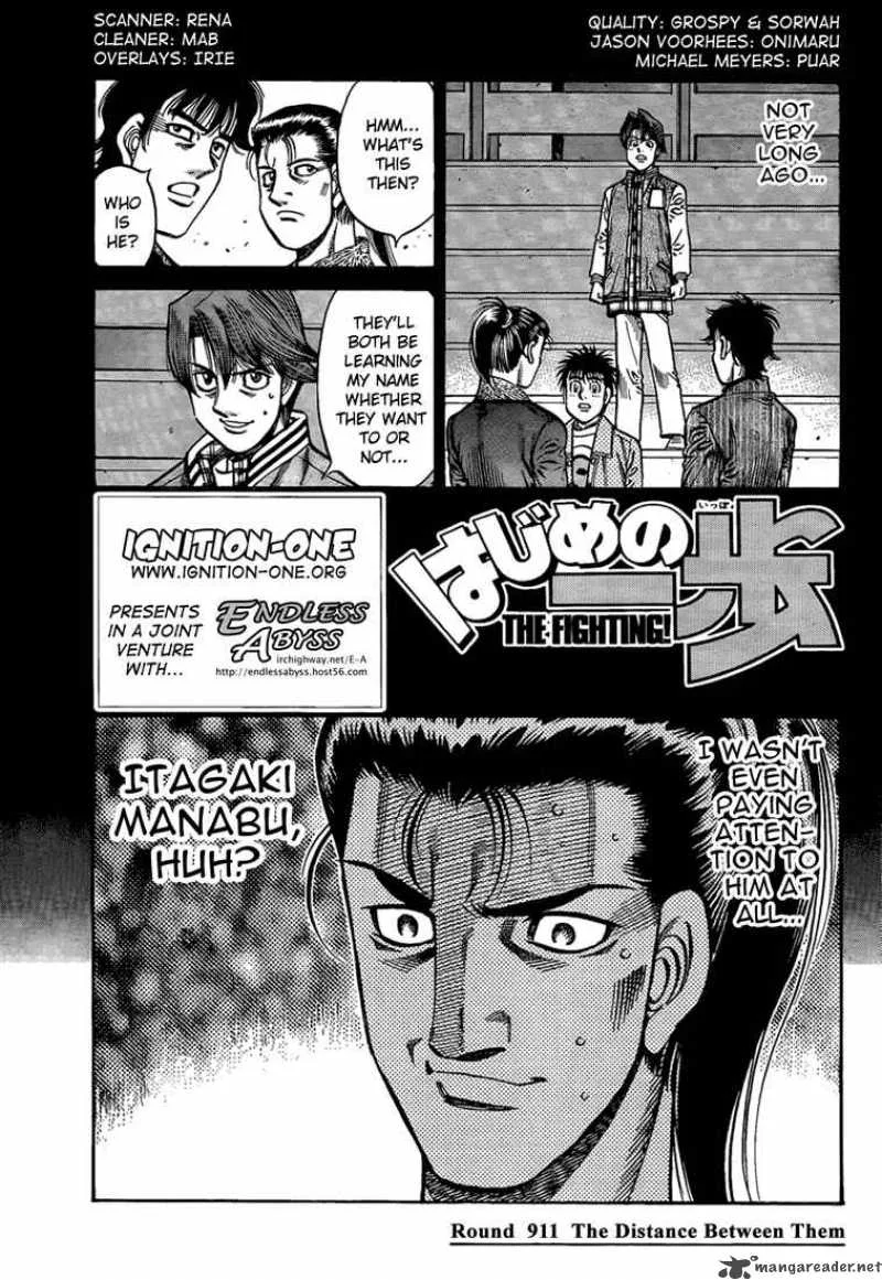 Hajime no Ippo Chapter 911 page 1