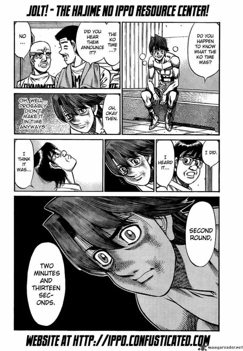 Hajime no Ippo Chapter 911 page 10