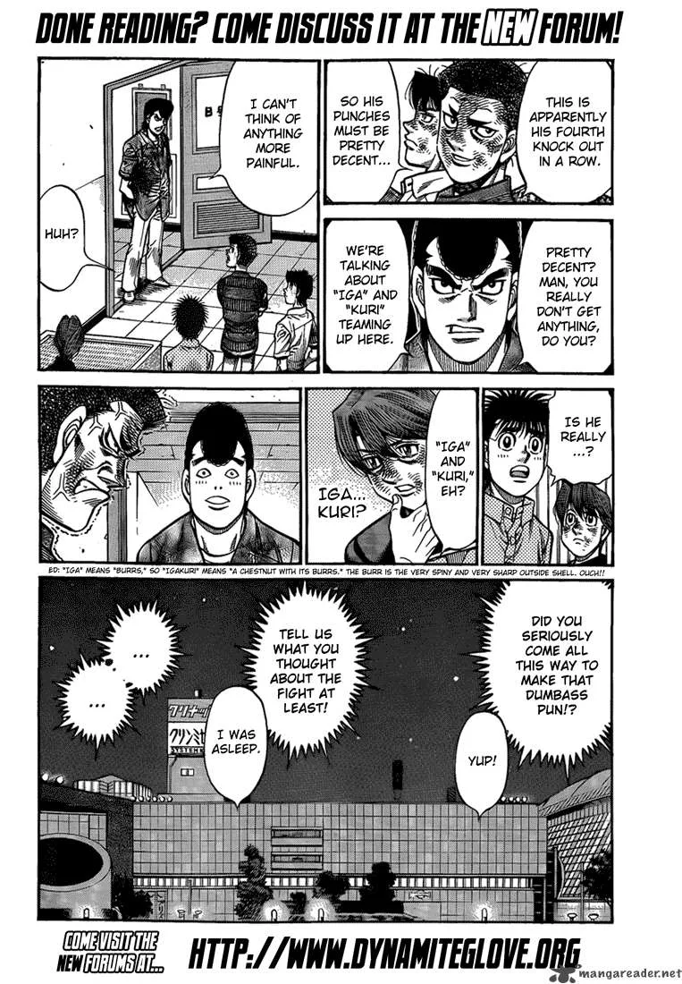Hajime no Ippo Chapter 912 page 18
