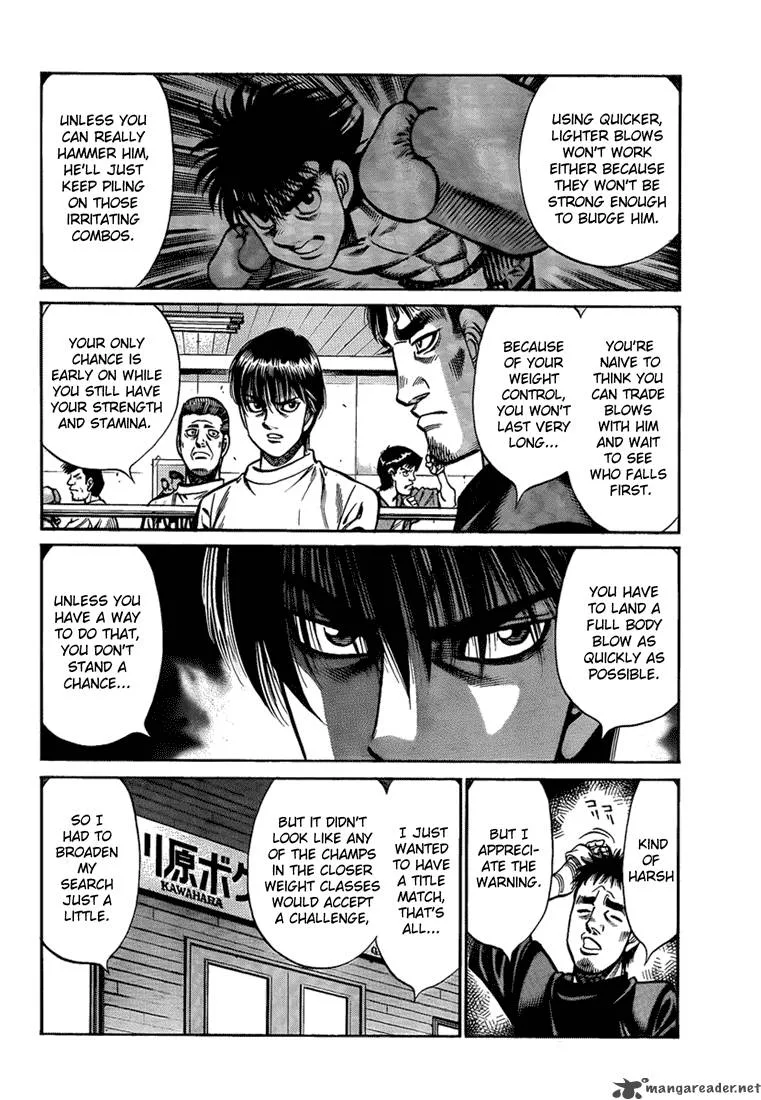 Hajime no Ippo Chapter 917 page 12