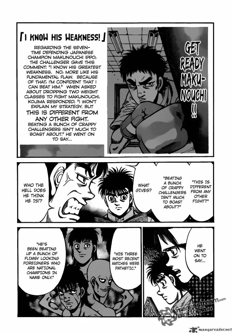 Hajime no Ippo Chapter 921 page 10