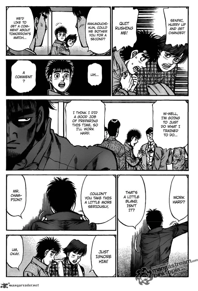 Hajime no Ippo Chapter 927 page 17