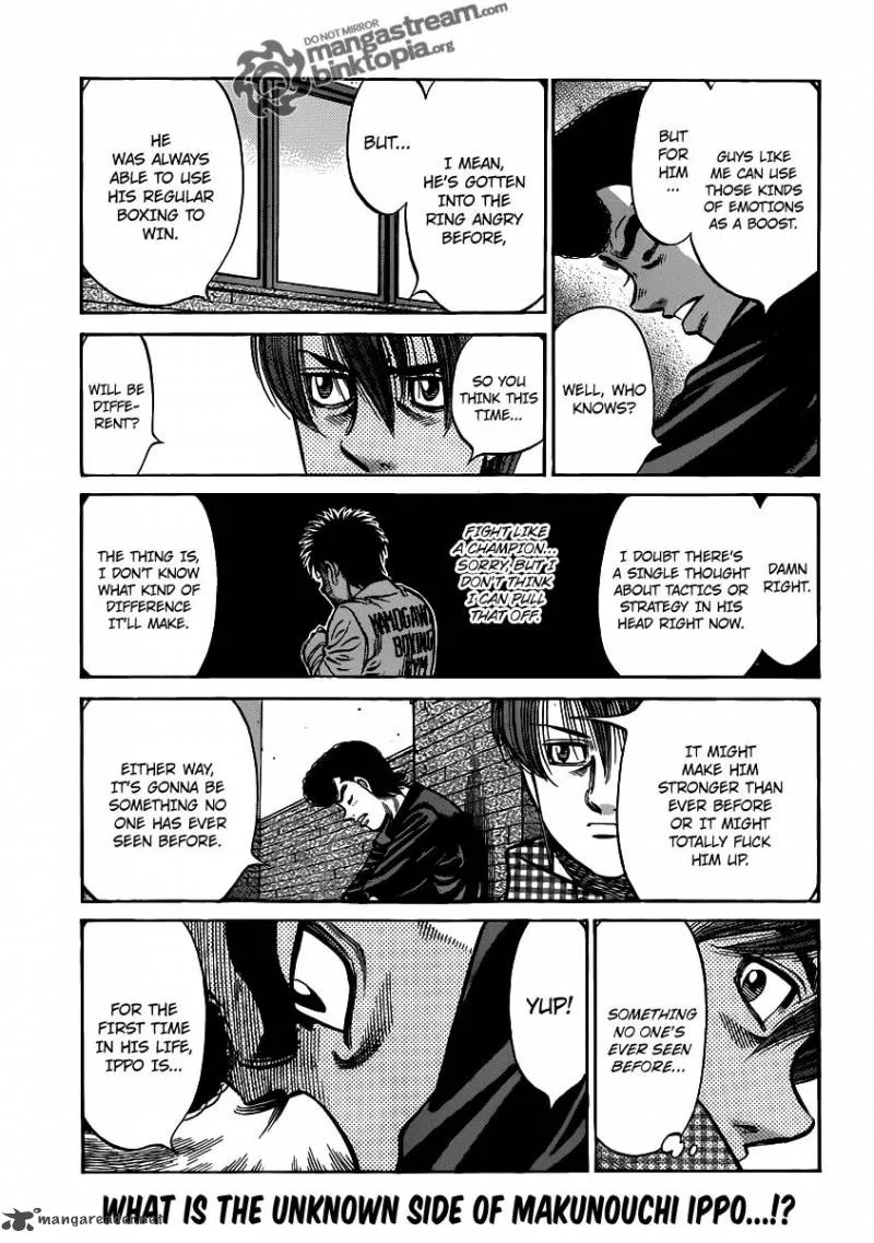 Hajime no Ippo Chapter 931 page 13