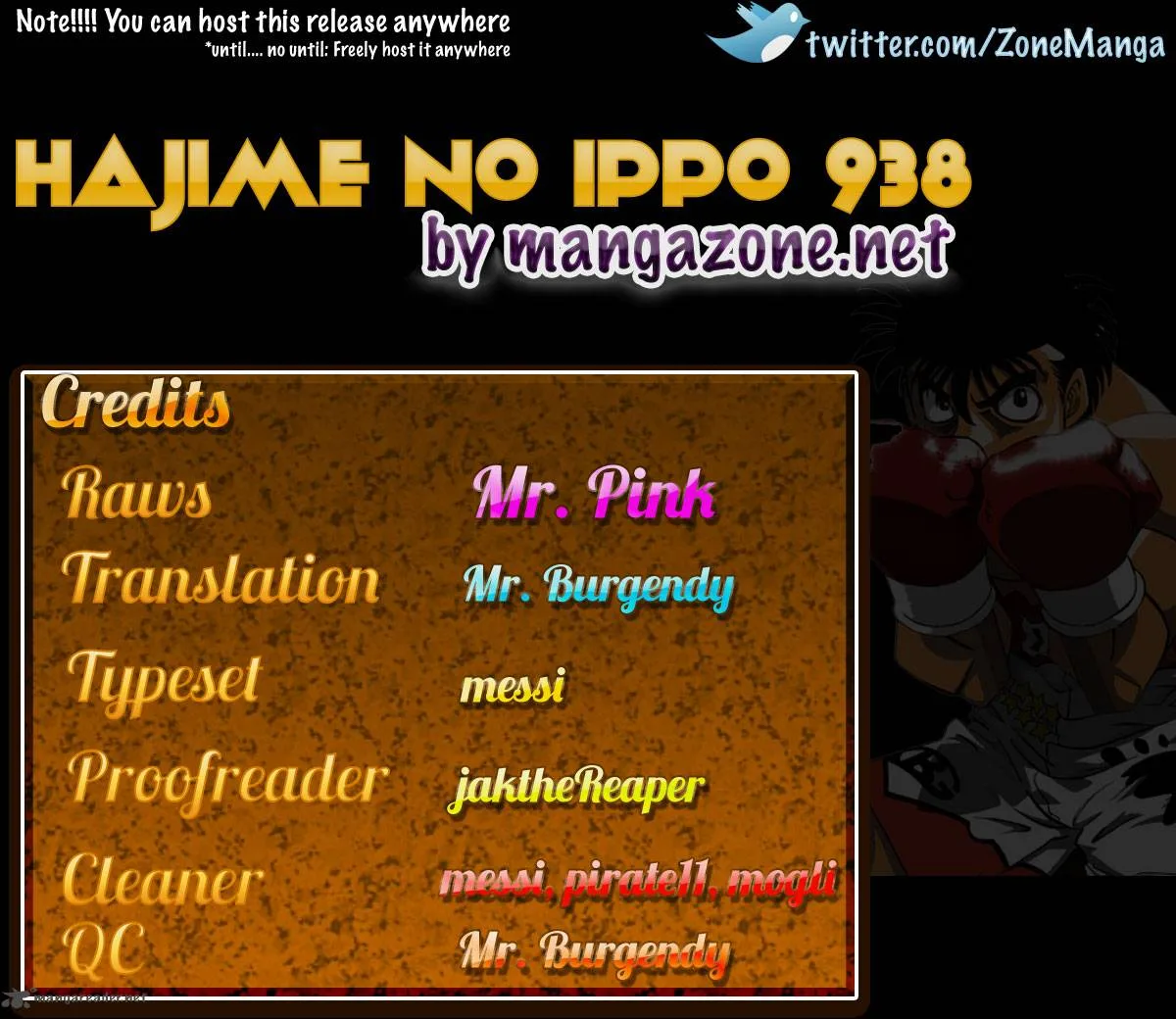 Hajime no Ippo Chapter 938 page 18