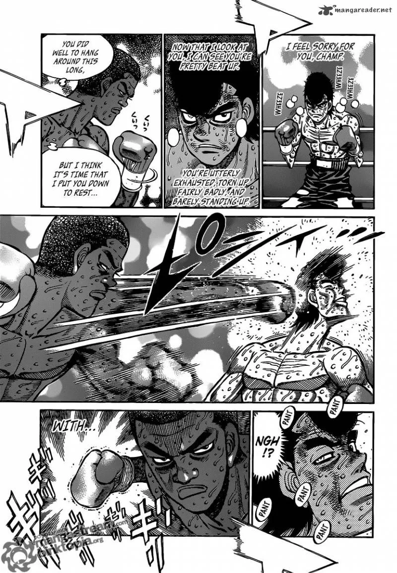 Hajime no Ippo Chapter 942 page 13