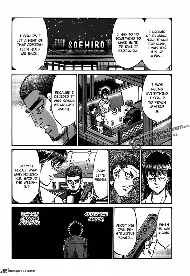 Hajime no Ippo Chapter 945 page 14