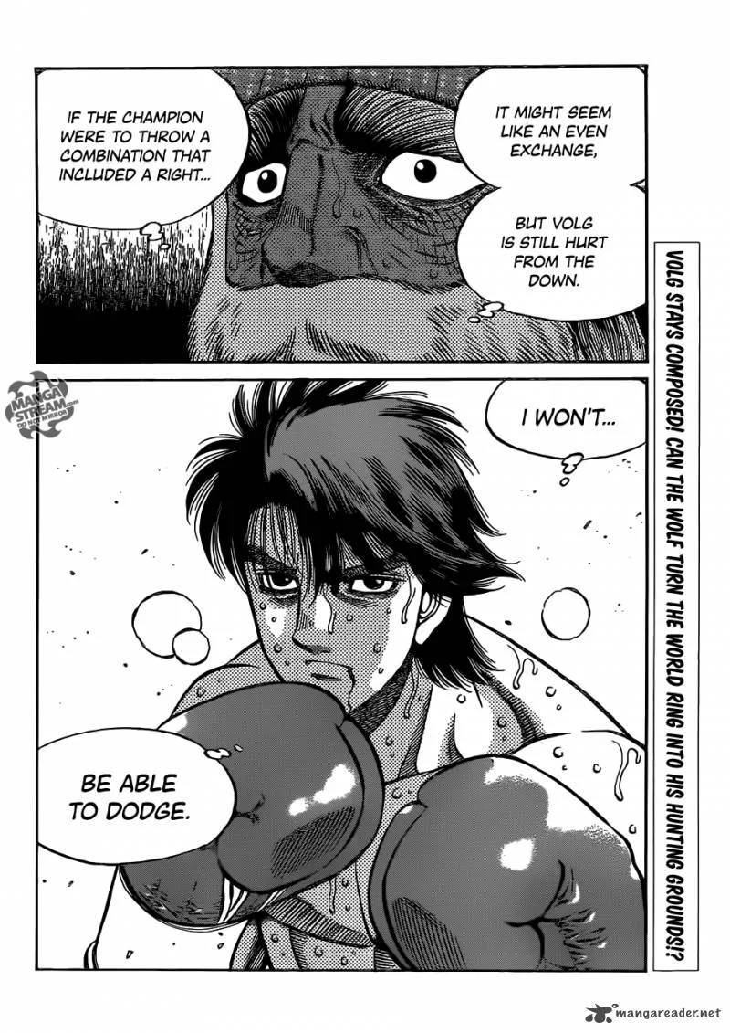 Hajime no Ippo Chapter 987 page 14