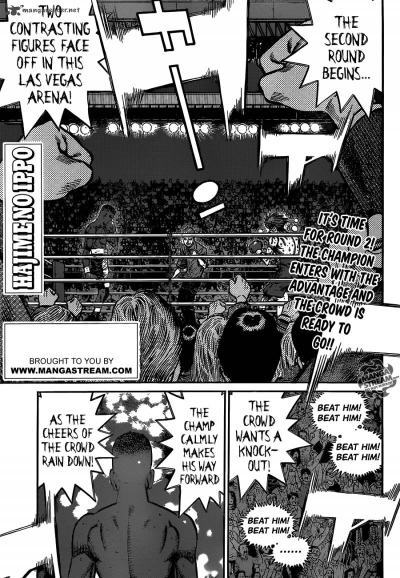 Hajime no Ippo Chapter 991 page 1