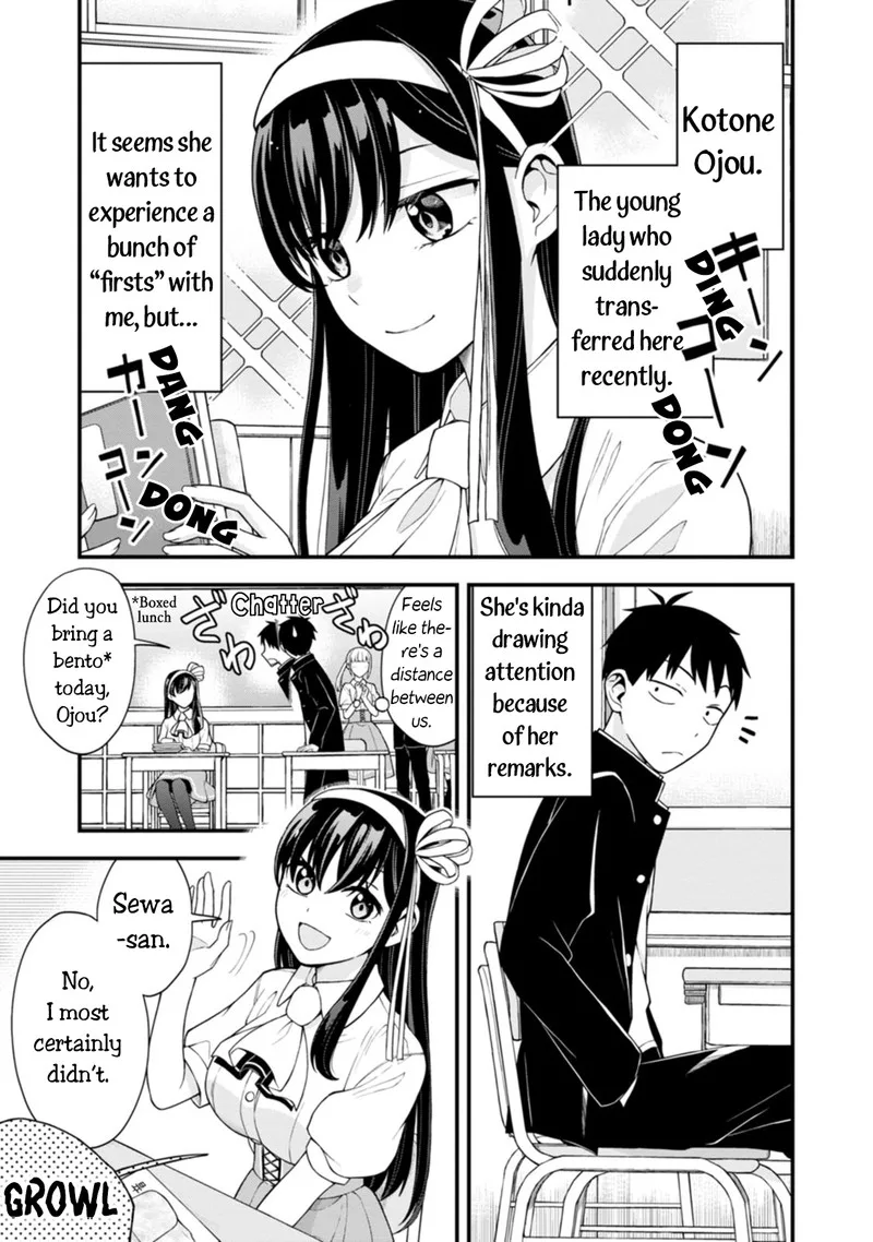 Hajimete no Ojou-sama Chapter 2 page 1