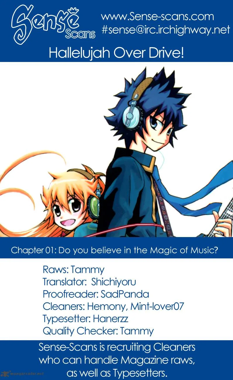 Hallelujah Overdrive! Chapter 1 page 1