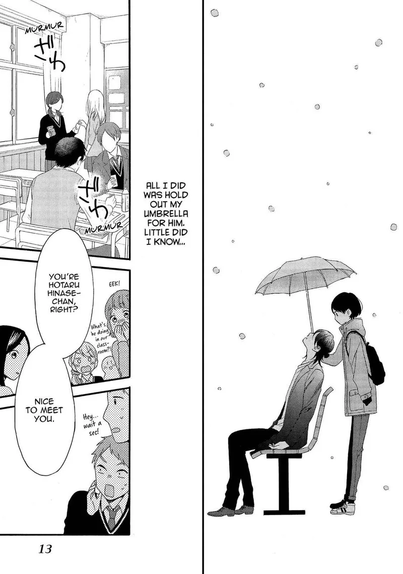 Hananoi-kun to Koi no Yamai Chapter 1 page 13