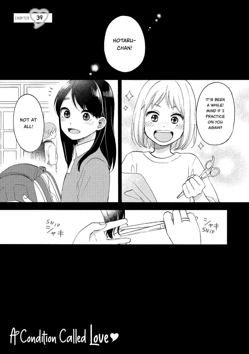 Hananoi-kun to Koi no Yamai Chapter 39 page 1