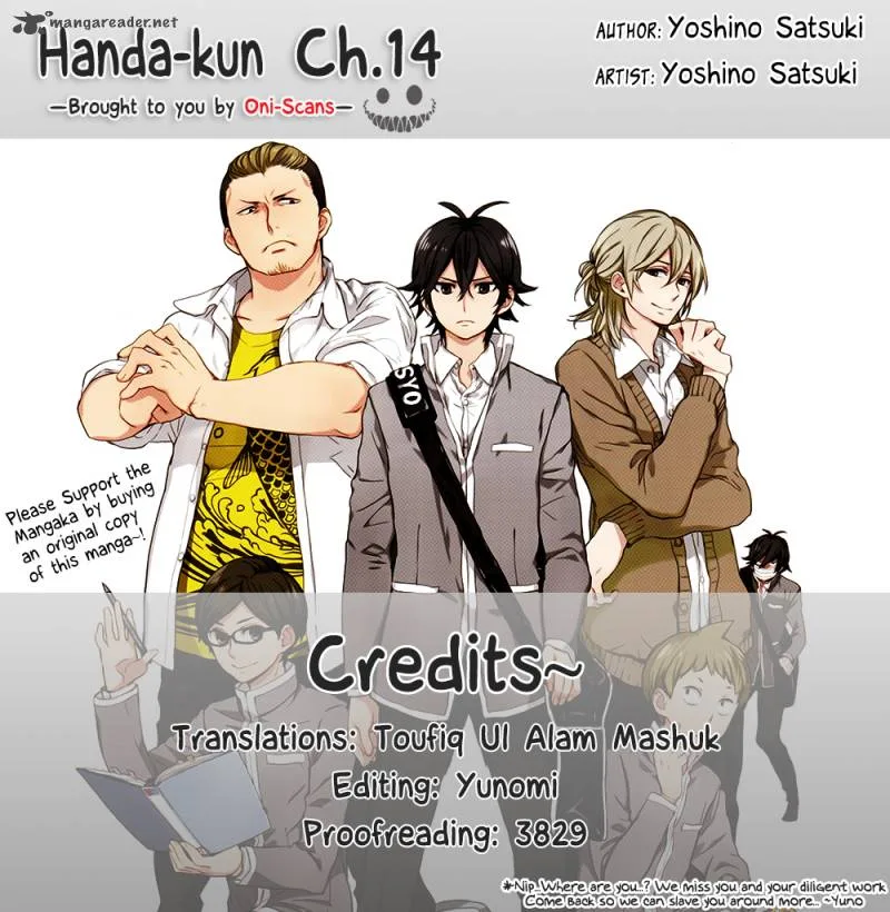 Handa-kun Chapter 14 page 1