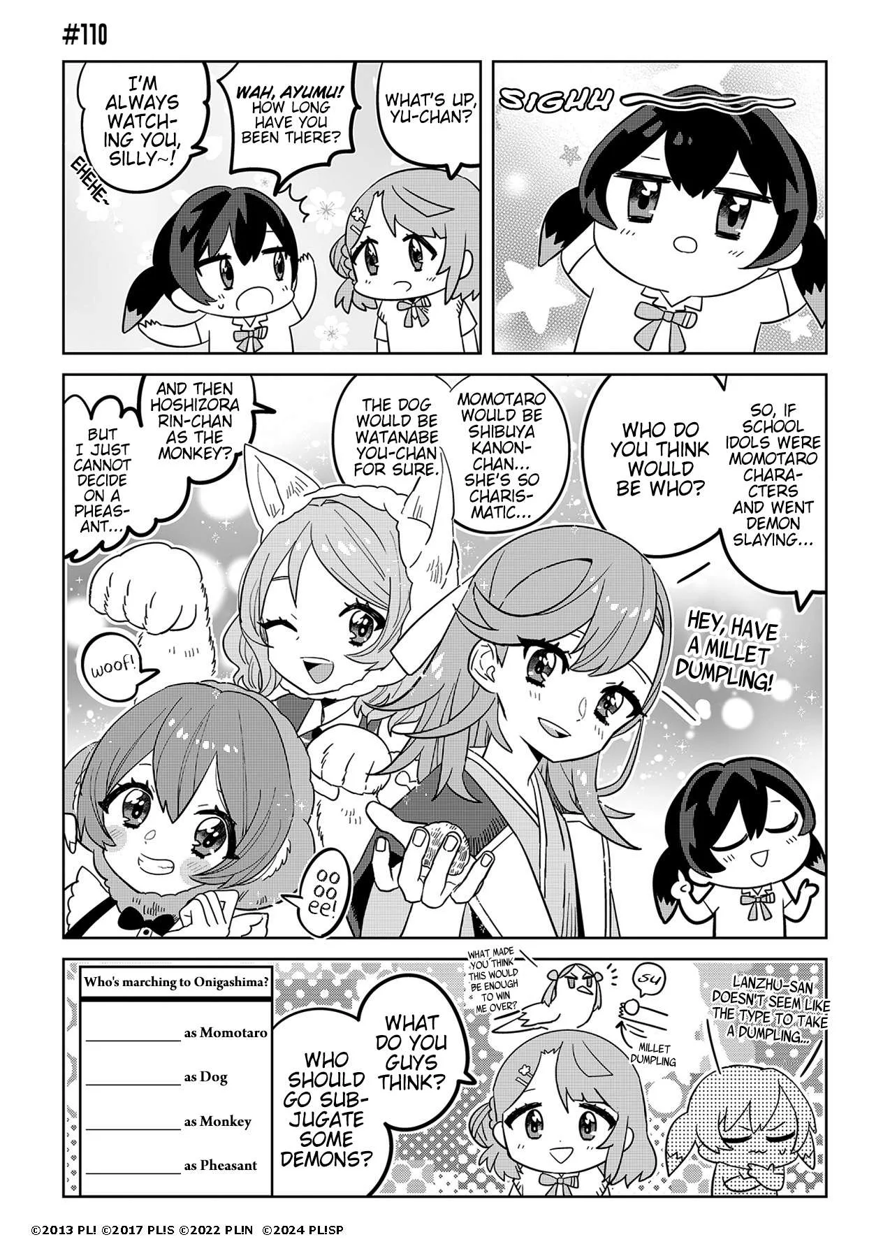 Hangyaku no Nijigasaki Chapter 110 page 1