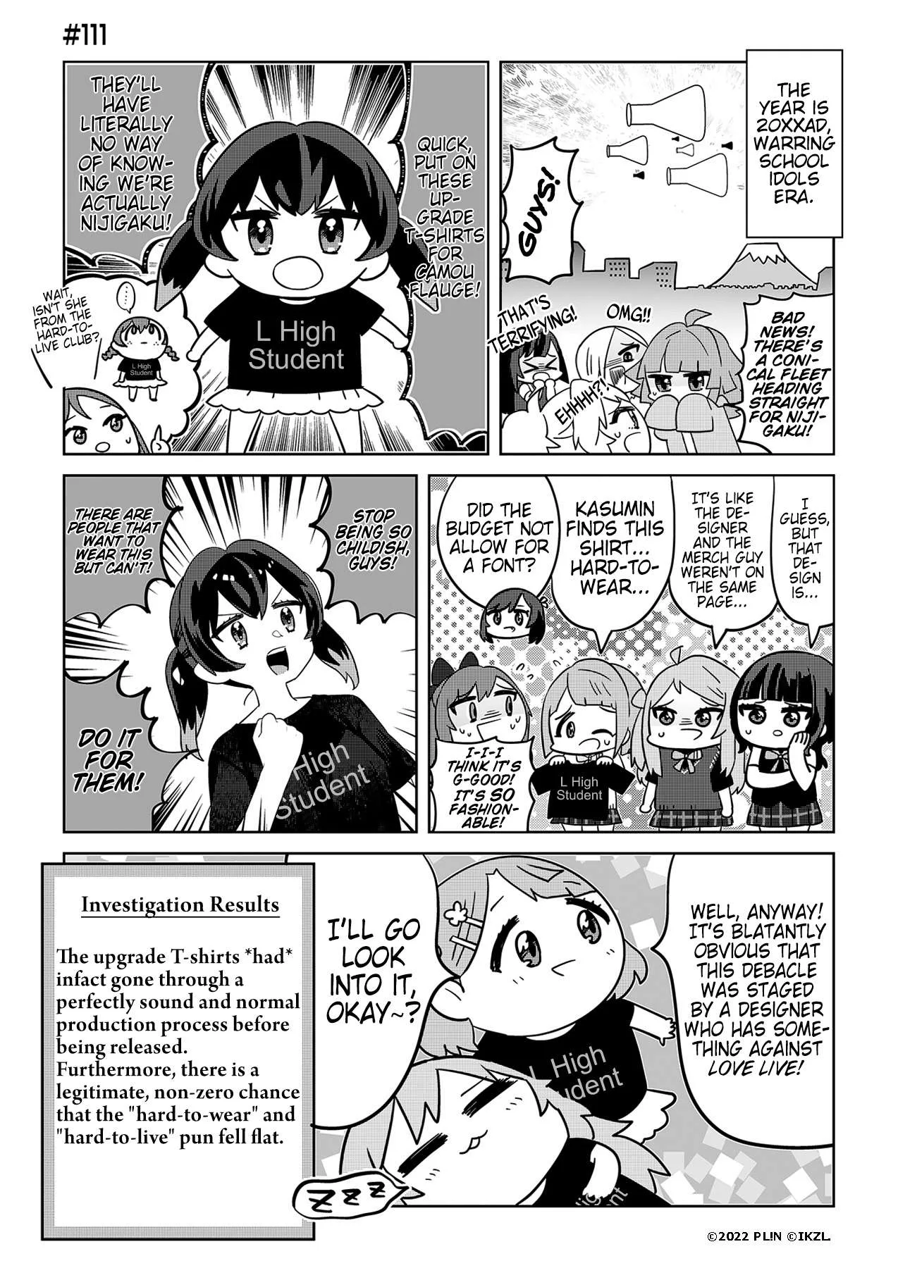 Hangyaku no Nijigasaki Chapter 111 page 1