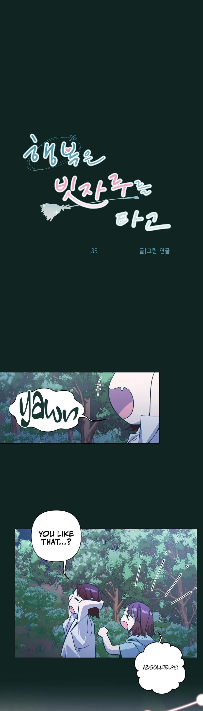 Happiness Rides a Broomstick Chapter 35 page 11