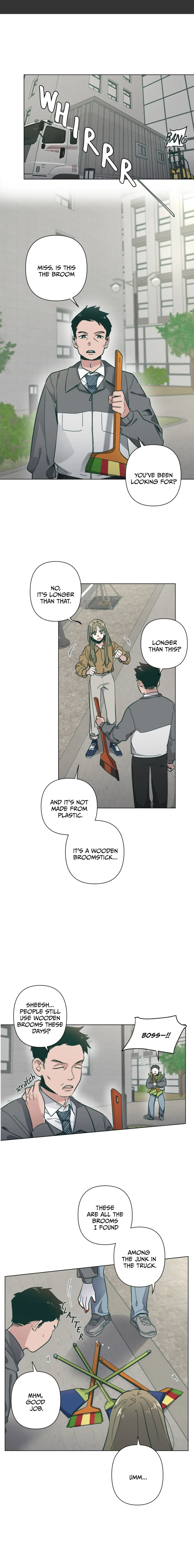 Happiness Rides a Broomstick Chapter 6 page 1