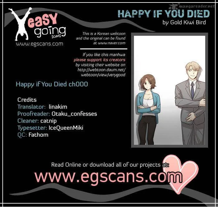 Happy if You Died Chapter 1 page 1