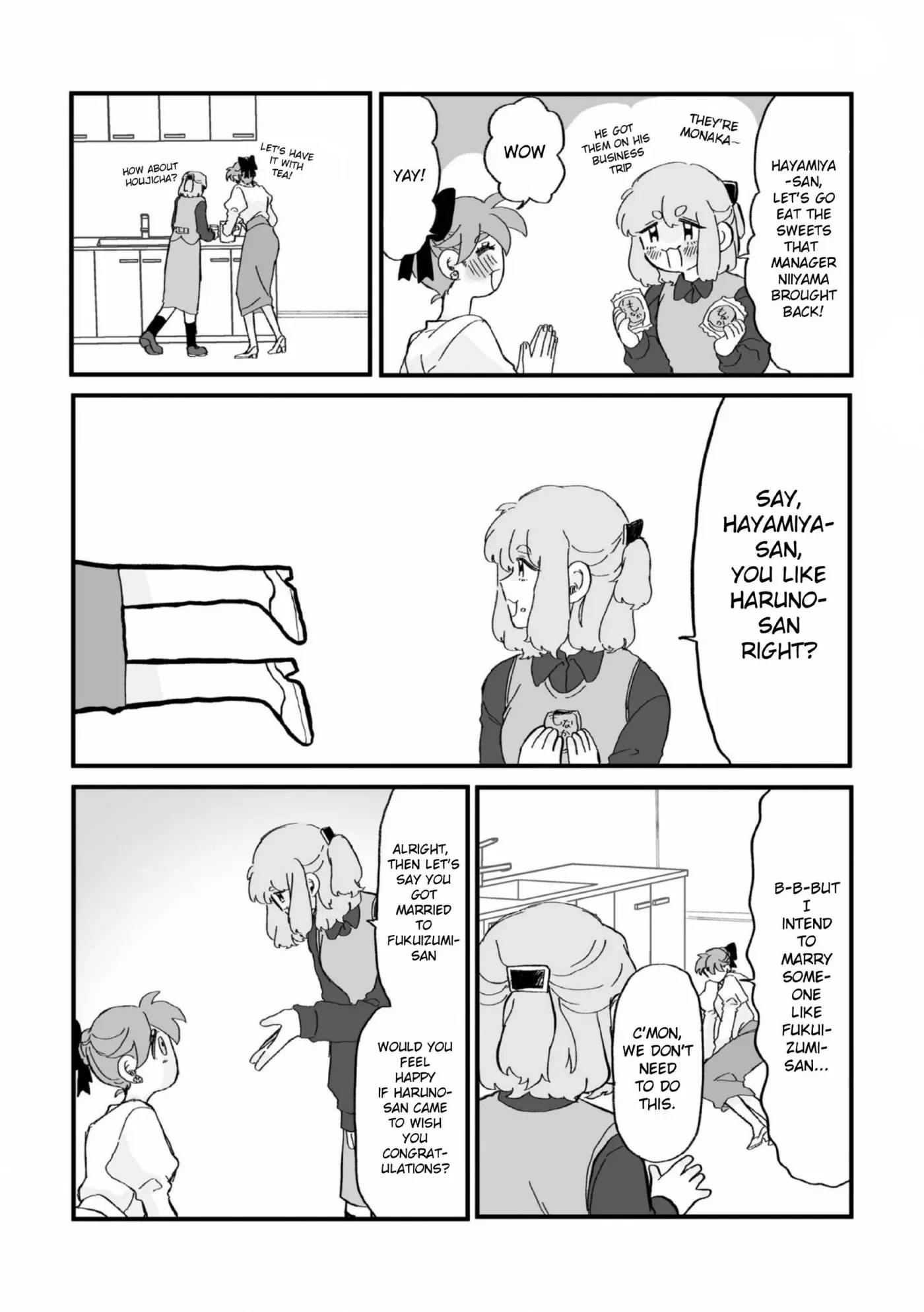 Haruno-san no Koto nante Zenzen Suki Chapter 13 page 1