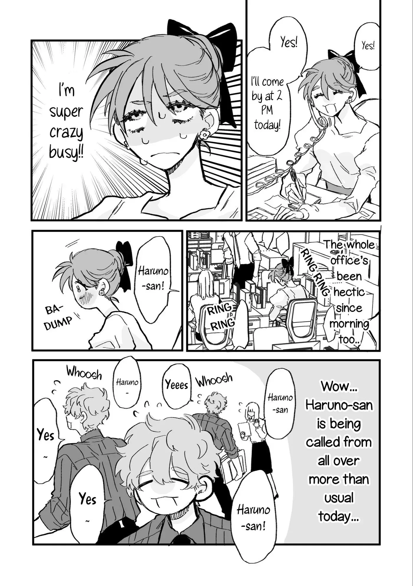 Haruno-san no Koto nante Zenzen Suki Chapter 3 page 1