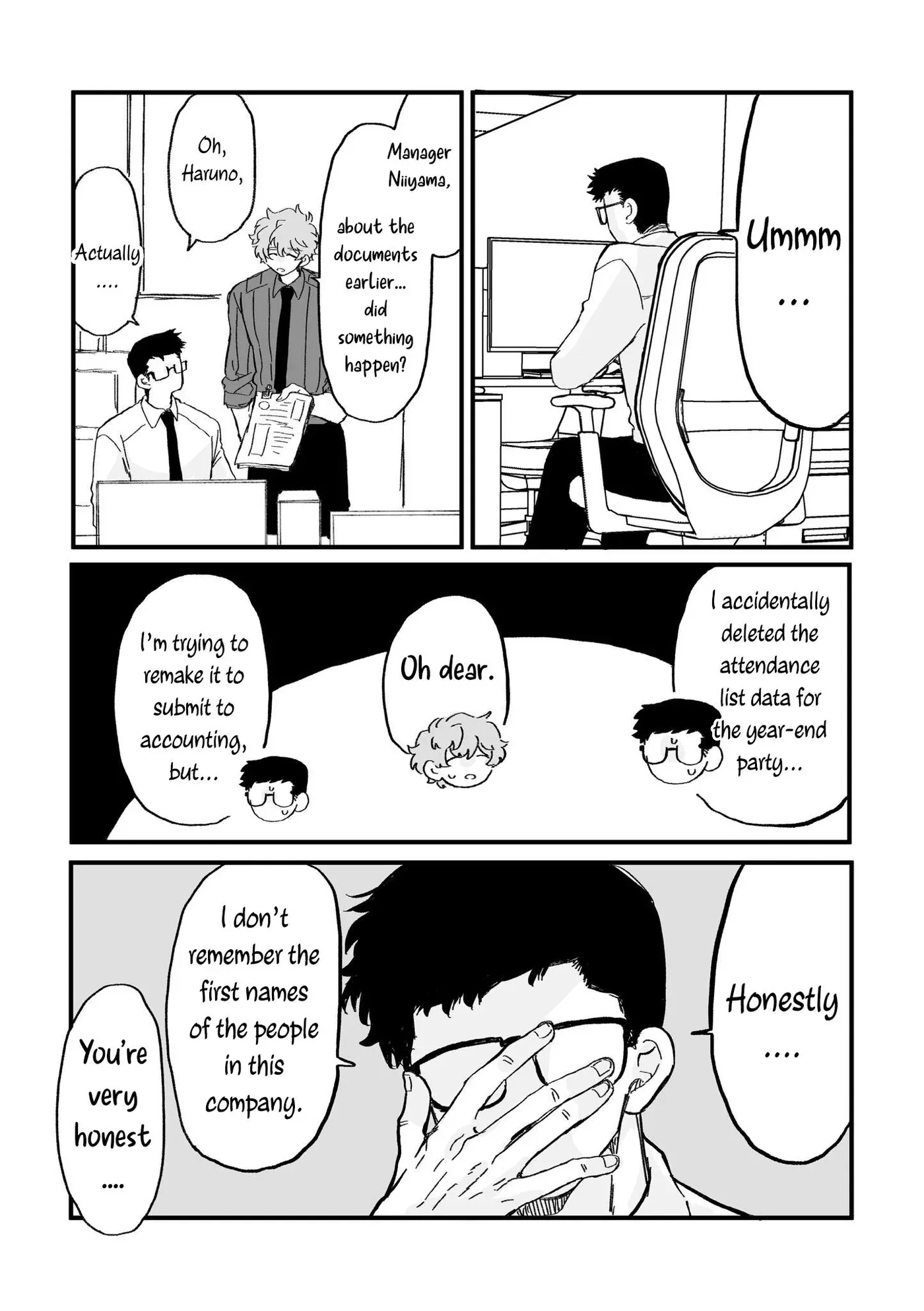 Haruno-san no Koto nante Zenzen Suki Chapter 9 page 1