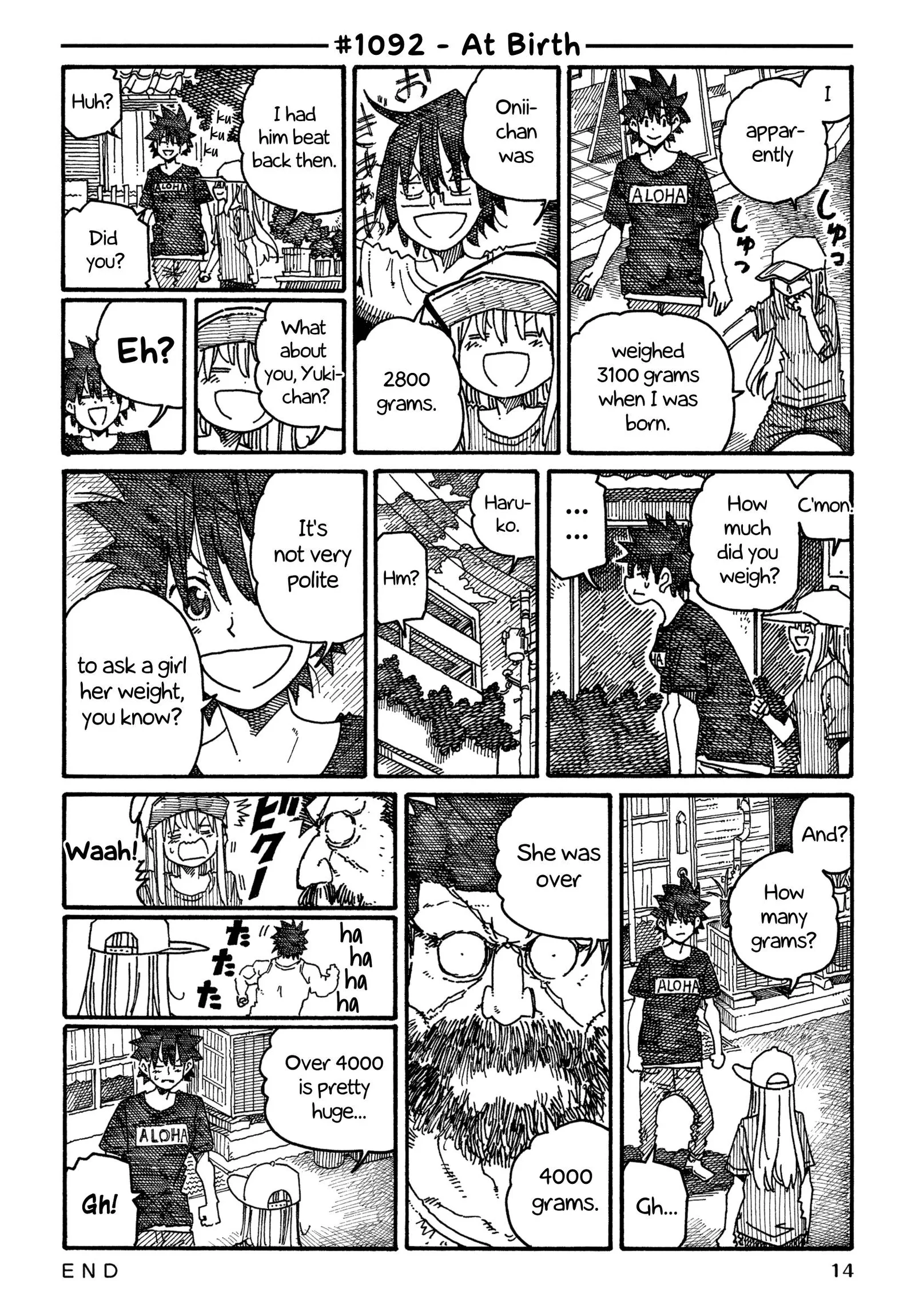 Hatarakanai Futari (YOSHIDA Satoru) Chapter 1092 page 1