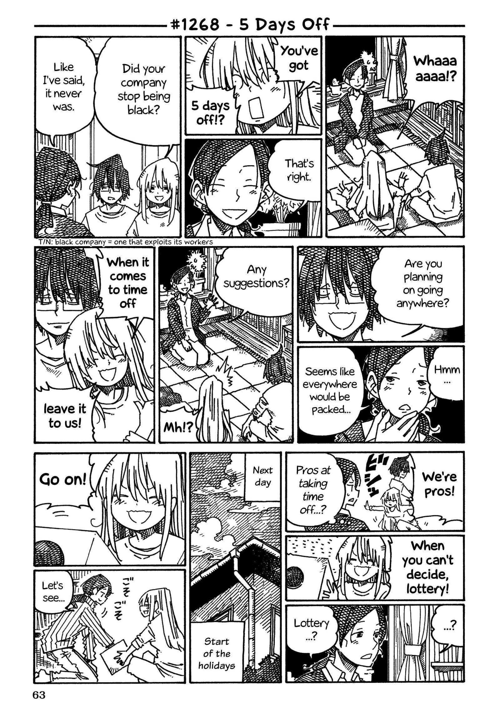 Hatarakanai Futari (YOSHIDA Satoru) Chapter 1268 page 1