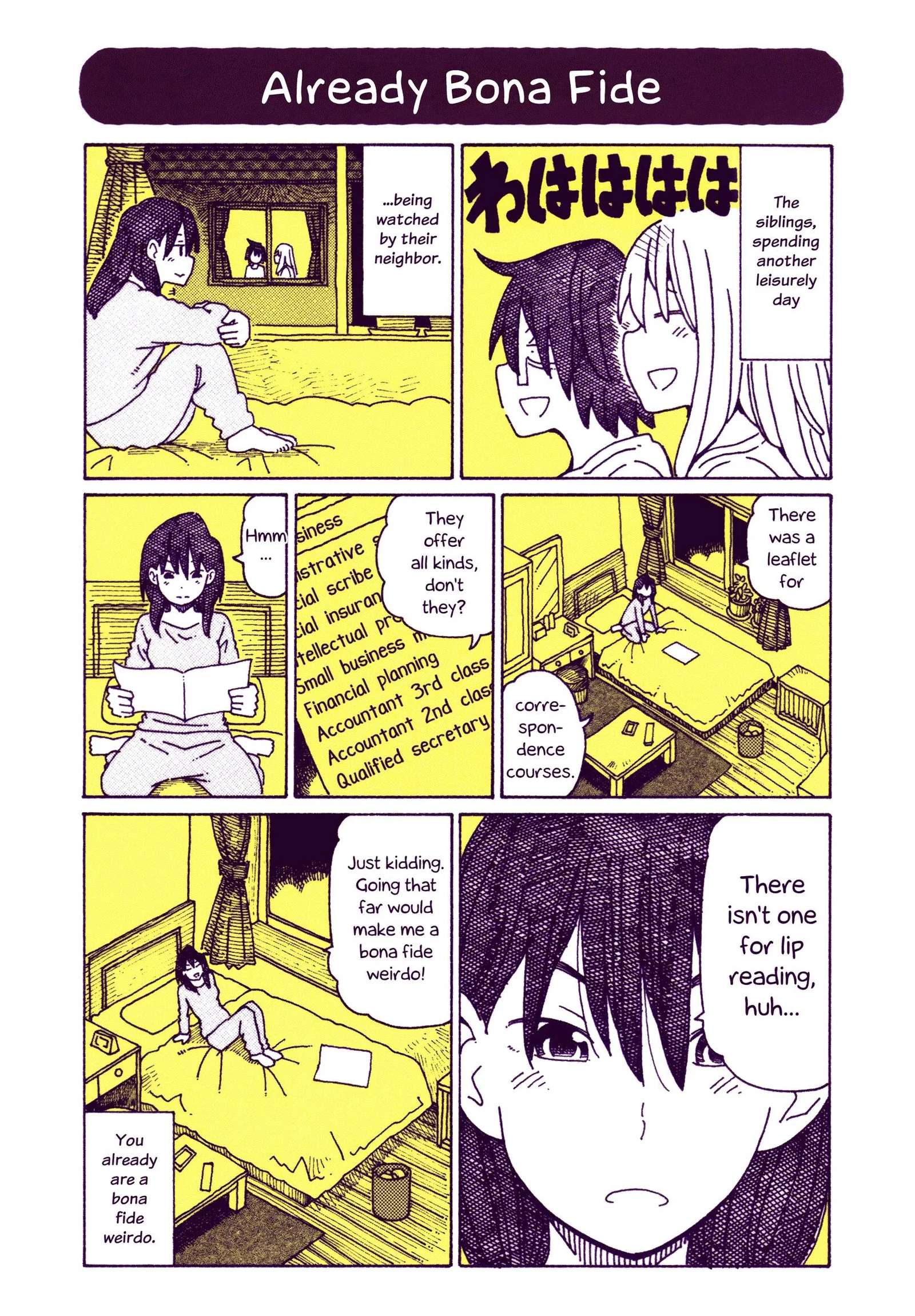 Hatarakanai Futari (YOSHIDA Satoru) Chapter 378.9 page 1