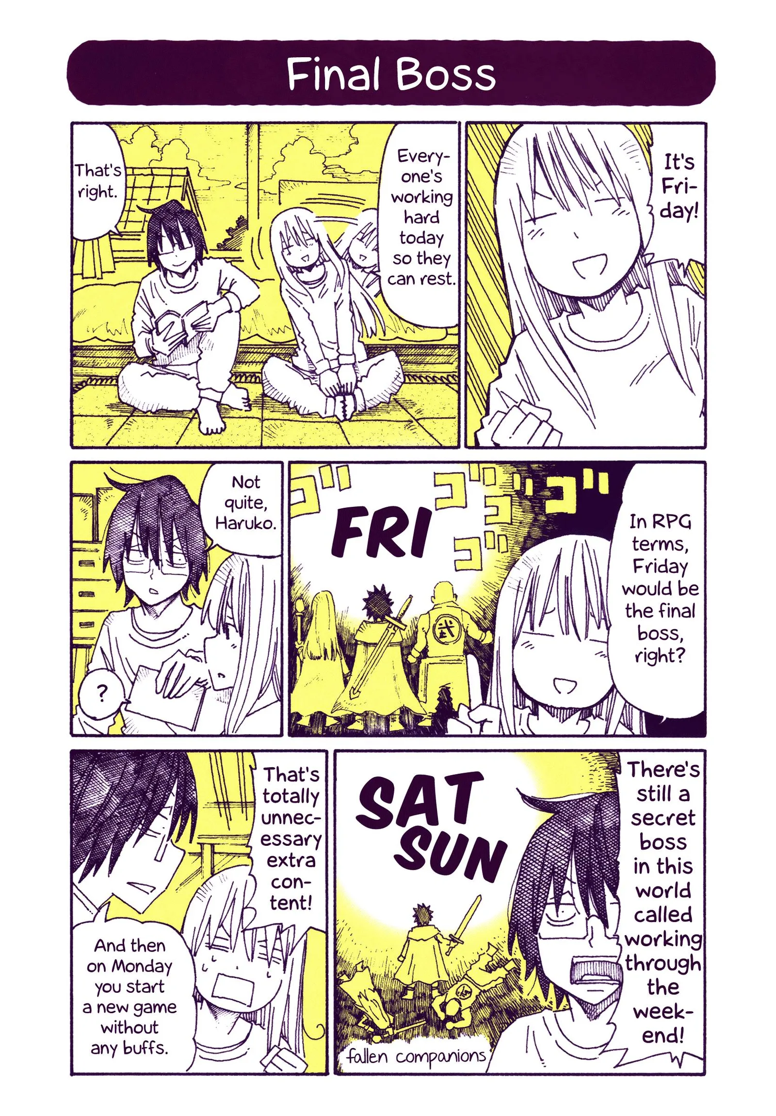 Hatarakanai Futari (YOSHIDA Satoru) Chapter 616.9 page 1