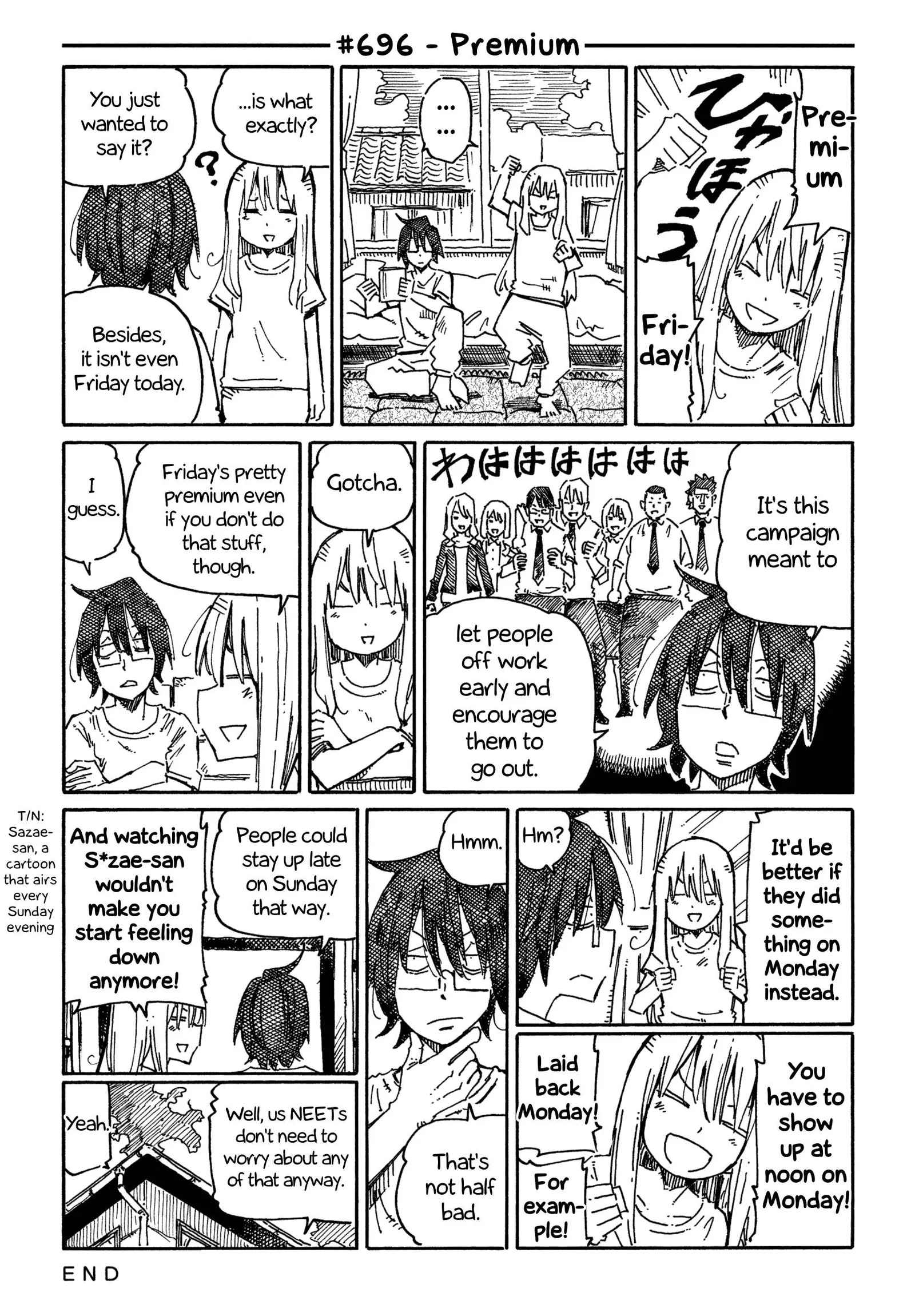 Hatarakanai Futari (YOSHIDA Satoru) Chapter 696 page 1