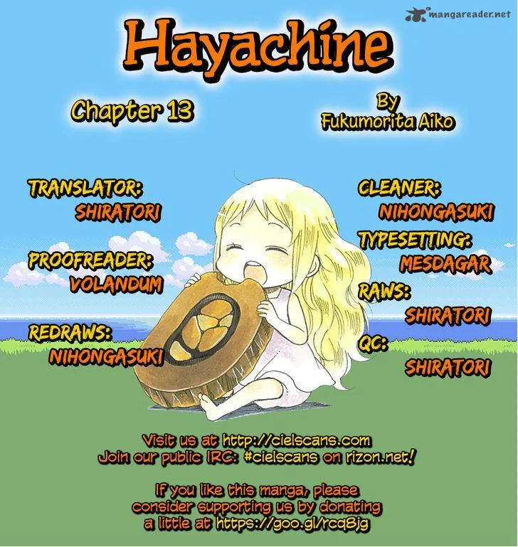 Hayachine! Chapter 13 page 1