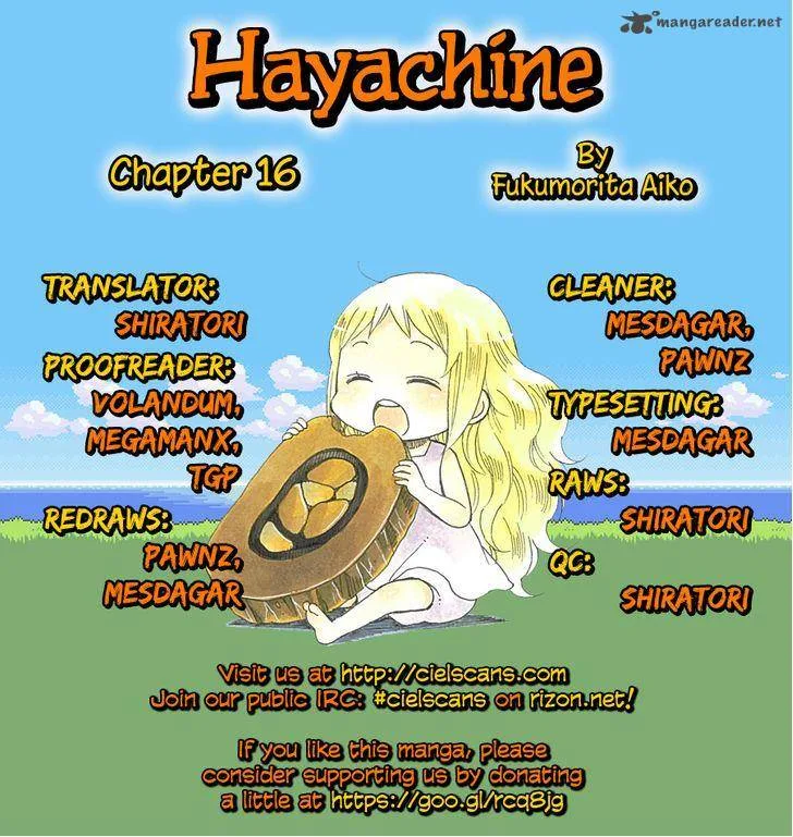 Hayachine! Chapter 16 page 1
